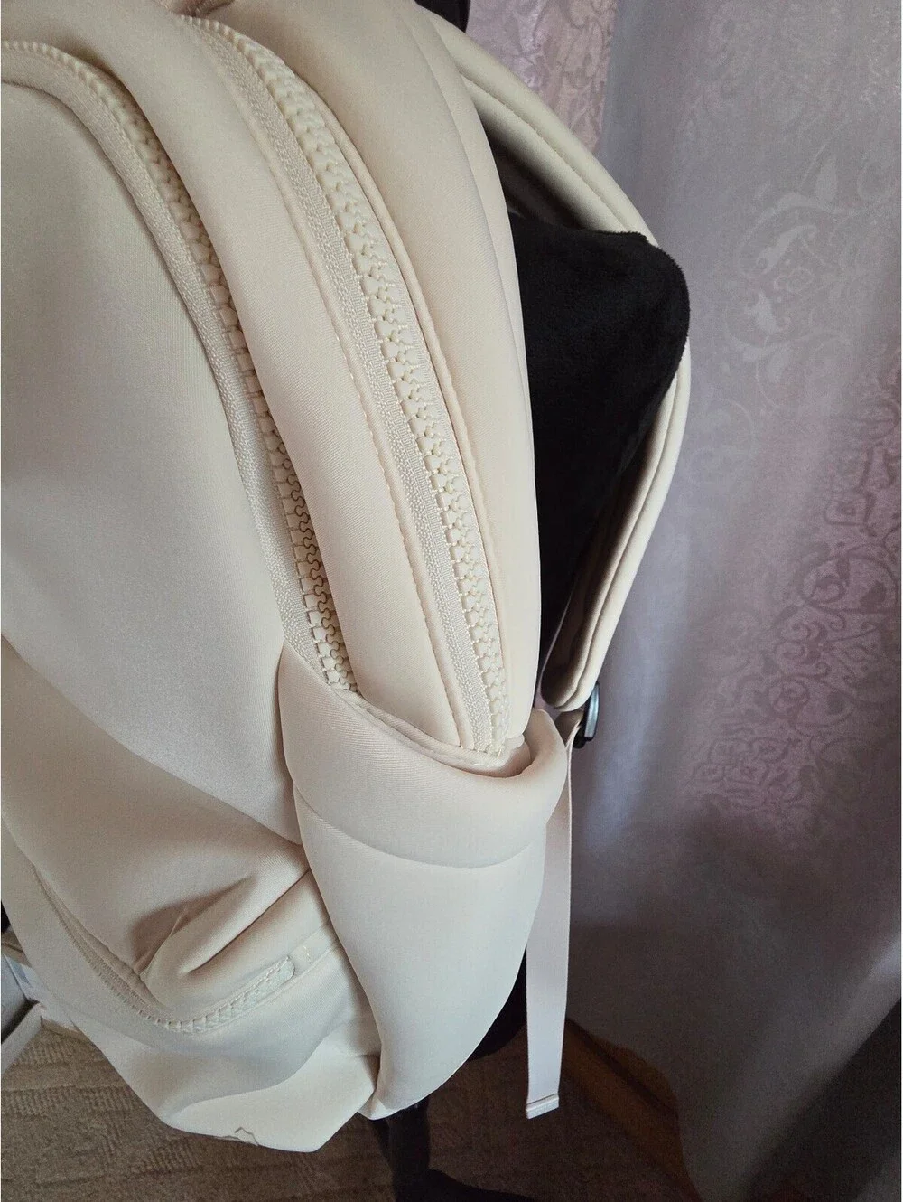 All in Motion - Faux Neoprene Backpack - Cream - BNWT